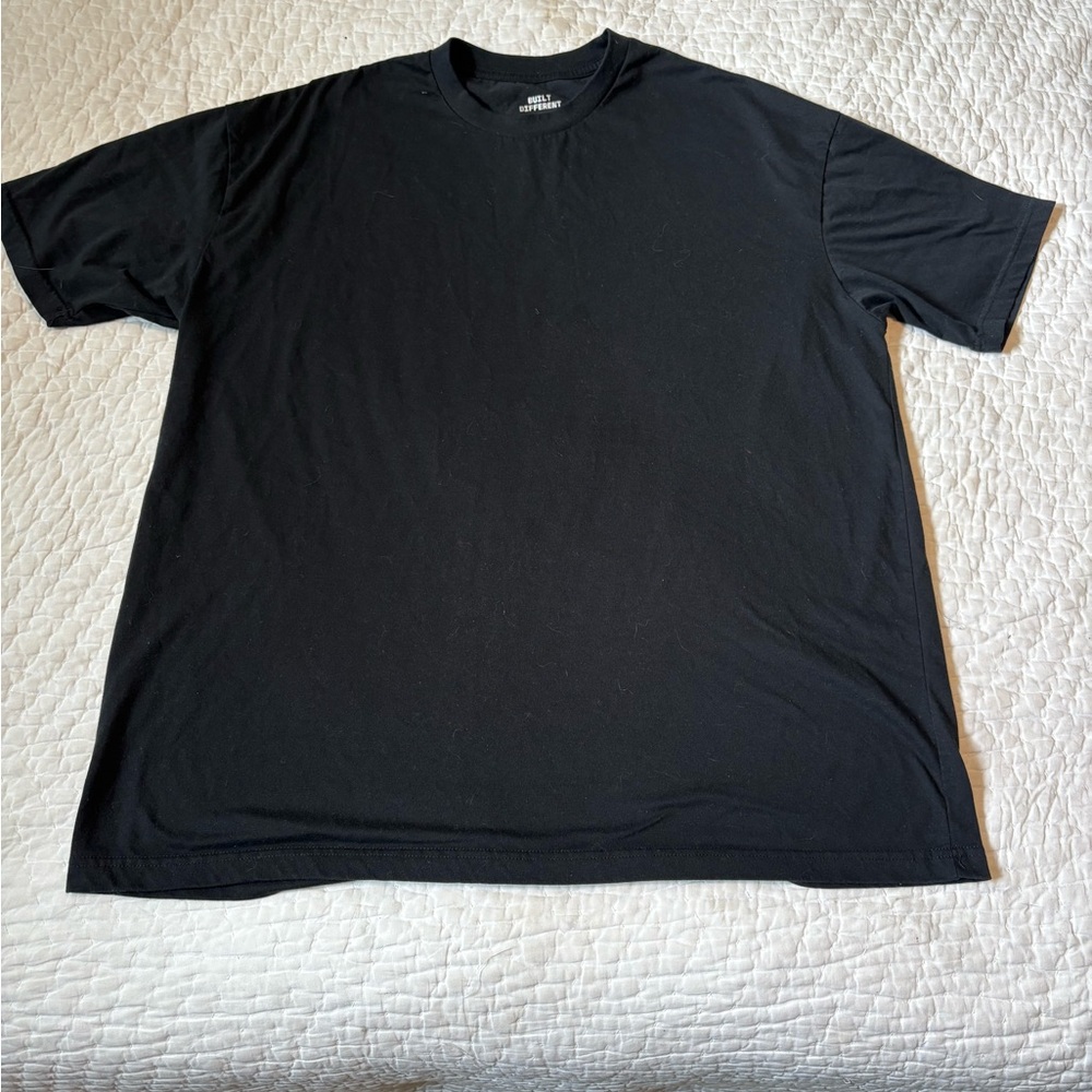 BIG AND TALL! Stylish Black Men's Short Sleeve Tee